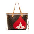 Brown Louis Vuitton Monogram Game On Neverfull MM Tote Bag Online Hot Sale