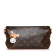 Brown Louis Vuitton x Takashi Murakami Monogram Panda Trotteur For Cheap