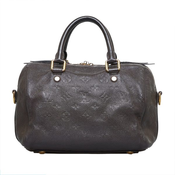 Brown Louis Vuitton Monogram Empreinte Speedy Bandouliere 25 Boston Bag Online