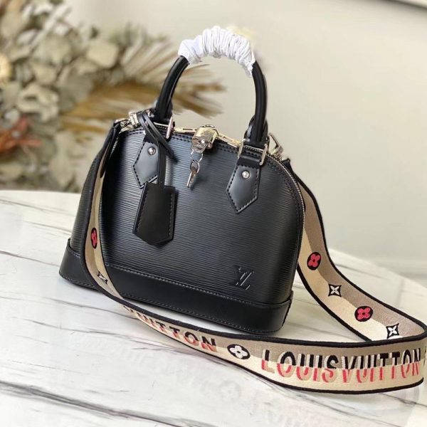 Louis Vuitton Alma BB Epi Black Online now