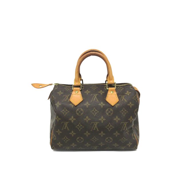 Brown Louis Vuitton Monogram Speedy 25 Boston Bag For Sale