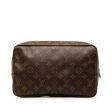 Brown Louis Vuitton Monogram Trousse Toilette 28 Pouch Online now