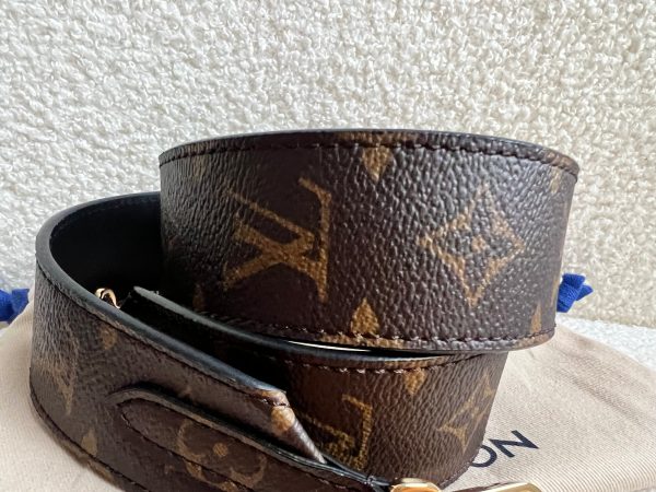 Louis Vuitton Bandouliere Monogram Leather Shoulder Strap (RRP £395) Online Hot Sale