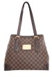 Louis Vuitton 2008 Brown Damier Ebene Hamstead Handbag Fashion