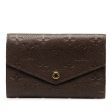 Brown Louis Vuitton Monogram Empreinte Portefeuille Curieuse Wallet Sale