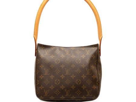 Brown Louis Vuitton Monogram Looping MM Shoulder Bag Online Sale