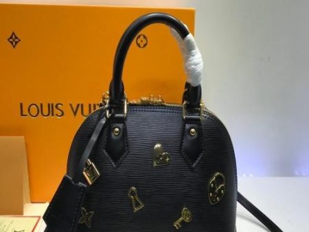 Louis Vuitton Alma BB Epi Leather Love Lock Edition Black Cheap