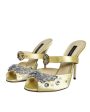 Dolce & Gabbana  Crystal Mules - Yellow Online