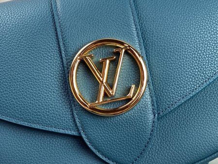 Louis Vuitton Bags PONT 9 SOFT PM blue Discount