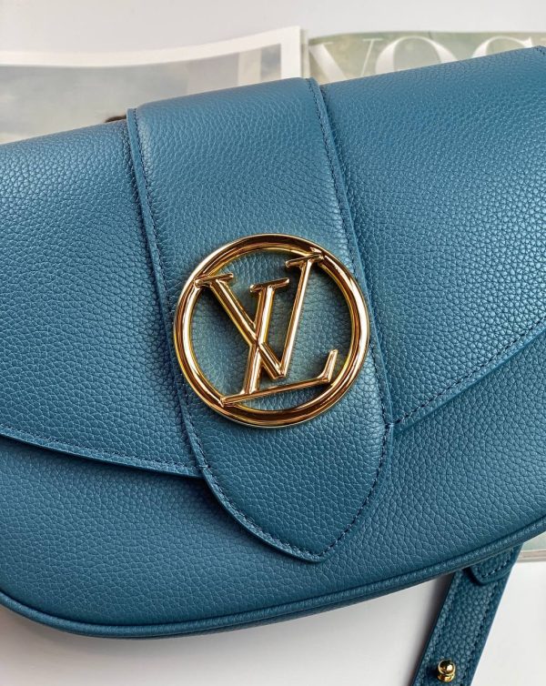 Louis Vuitton Bags PONT 9 SOFT PM blue Discount