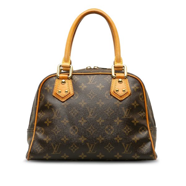 Brown Louis Vuitton Monogram Manhattan PM Handbag Sale