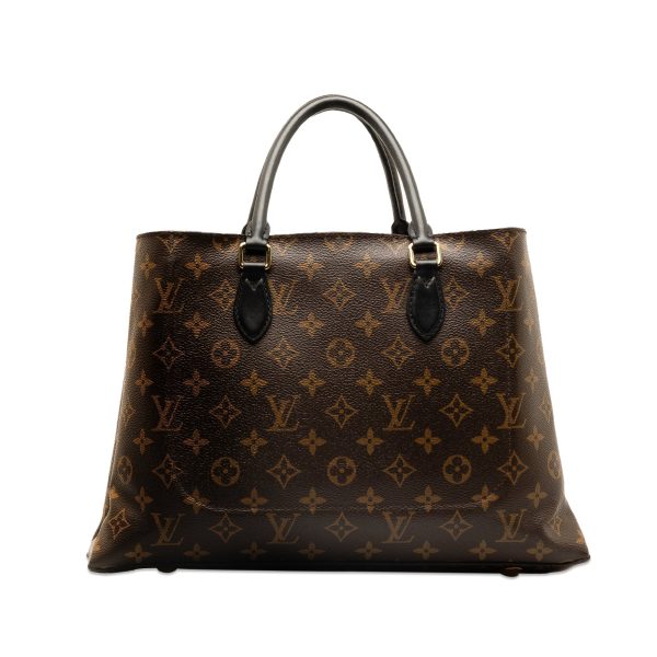 Brown Louis Vuitton Monogram Flower Tote Satchel Online