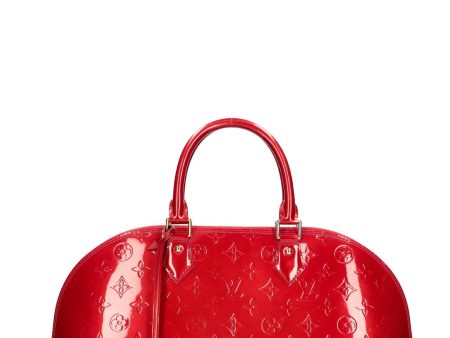 LOUIS VUITTON Alma GM Vernis Rouge Hot on Sale