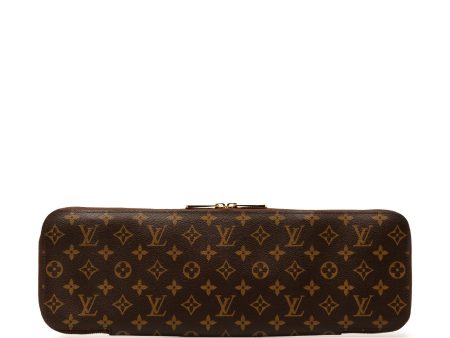 Brown Louis Vuitton Monogram Etui 5 Cravat Tie Case on Sale