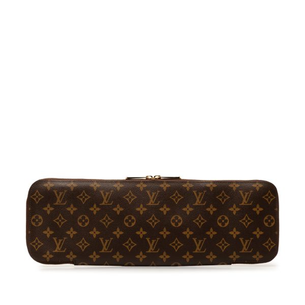 Brown Louis Vuitton Monogram Etui 5 Cravat Tie Case on Sale