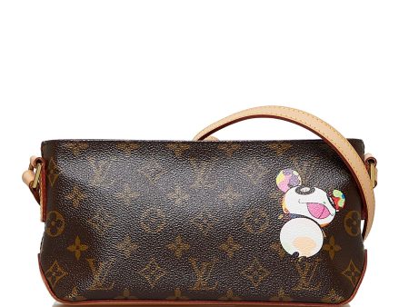 Brown Louis Vuitton x Takashi Murakami Monogram Panda Trotteur For Cheap