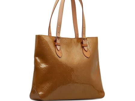 Brown Louis Vuitton Monogram Vernis Brentwood Tote Bag Online Hot Sale