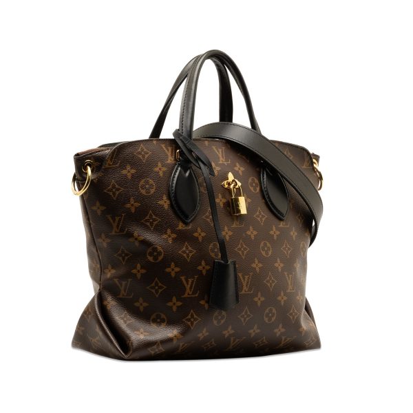 Brown Louis Vuitton Monogram Flower Zipped Tote PM Satchel Online Hot Sale