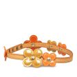 Brown Louis Vuitton Vernis Fleurs Double Wrap Bracelet Choker Hot on Sale