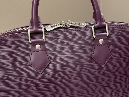 Louis Vuitton Alma Dark Purple Cassis Epi Leather Sale