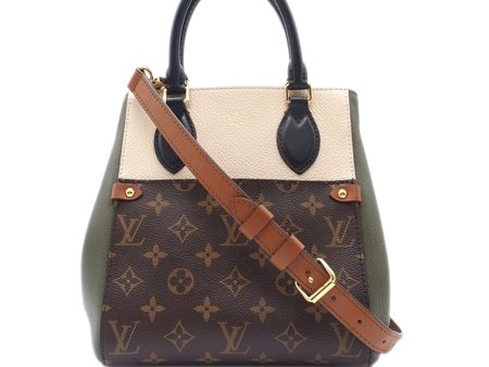 Brown Louis Vuitton Monogram Fold Tote PM Satchel Online now