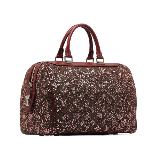 Burgundy Louis Vuitton Monogram Sunshine Express Speedy 30 Boston Bag Online now