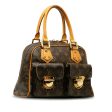 Brown Louis Vuitton Monogram Manhattan PM Handbag Sale