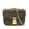 Brown Louis Vuitton Monogram Micro Metis Satchel on Sale