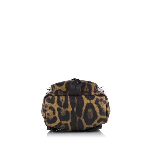 Brown Louis Vuitton Wild Animal Palm Springs PM Backpack Sale