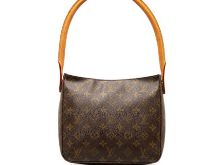 Brown Louis Vuitton Monogram Looping MM Shoulder Bag Discount