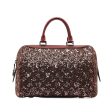 Burgundy Louis Vuitton Monogram Sunshine Express Speedy 30 Boston Bag Online now