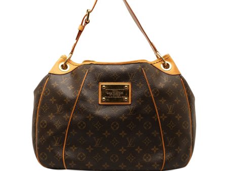 Brown Louis Vuitton Monogram Galliera PM Shoulder Bag Sale