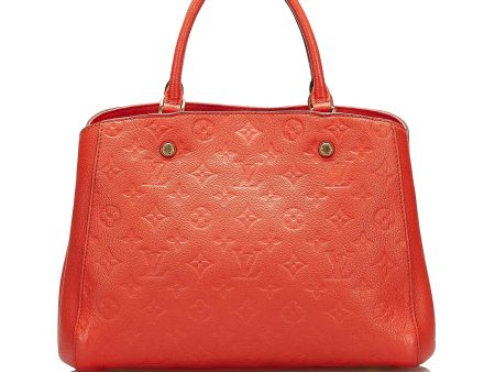 Louis Vuitton  Monogram Empreinte Montaigne MM Satchel Bag () Sale