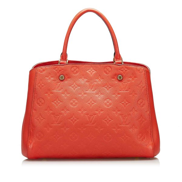 Louis Vuitton  Monogram Empreinte Montaigne MM Satchel Bag () Sale