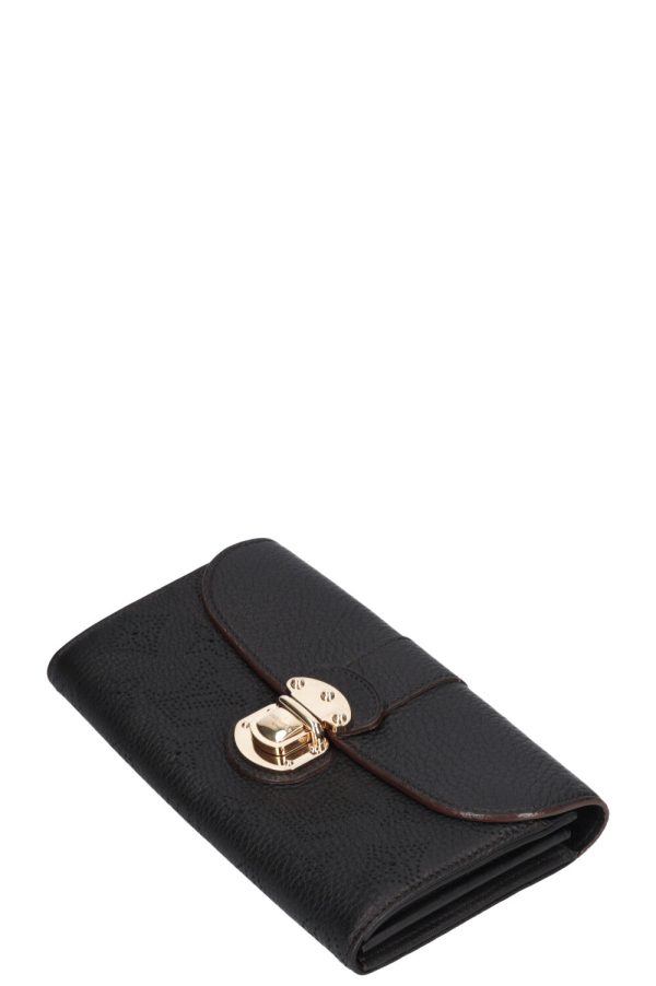 LOUIS VUITTON Amelia Wallet Black Hot on Sale