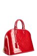 LOUIS VUITTON Alma GM Vernis Rouge Hot on Sale