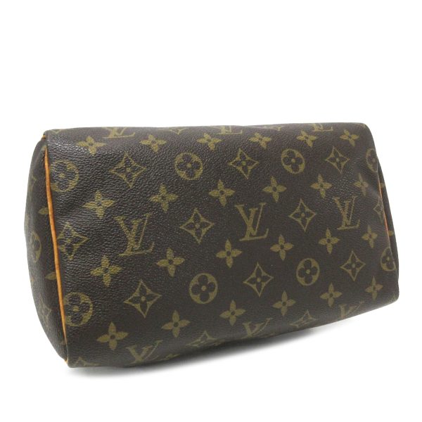 Brown Louis Vuitton Monogram Speedy 25 Boston Bag For Sale