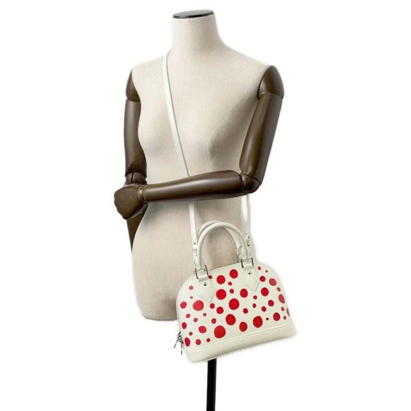 LOUIS VUITTON Alma LVxYK Blanc Rouge M21712 Epi Leather Infinity Dot Size BB Hot on Sale