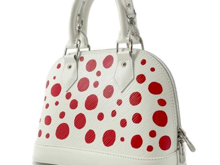 LOUIS VUITTON Alma LVxYK Blanc Rouge M21712 Epi Leather Infinity Dot Size BB Hot on Sale