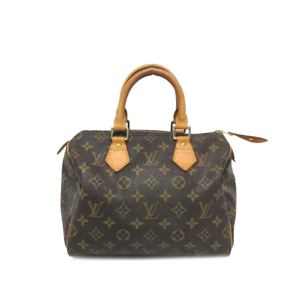 Brown Louis Vuitton Monogram Speedy 25 Boston Bag For Sale