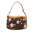 Brown Louis Vuitton x Takashi Murakami Monogram Cherry Blossom Pochette Accessoires Shoulder Bag Online Hot Sale