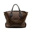 Brown Louis Vuitton Monogram Flower Zipped Tote PM Satchel Online Hot Sale