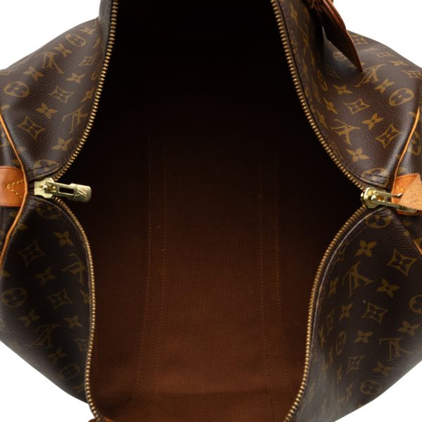 Brown Louis Vuitton Monogram Keepall 50 Travel Bag For Discount