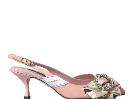 Dolce & Gabbana  Floral Slingback Pumps Online