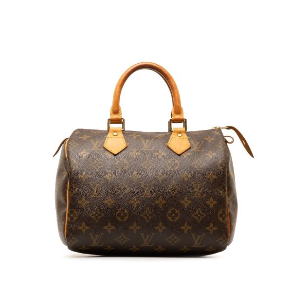 Brown Louis Vuitton Monogram Speedy 25 Boston Bag Sale