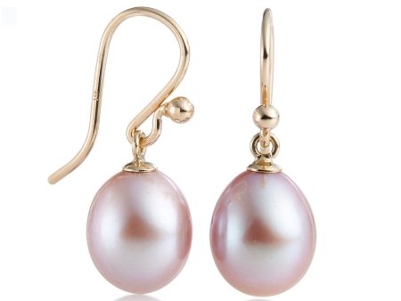 Pink Pearl Drop Earrings Sale