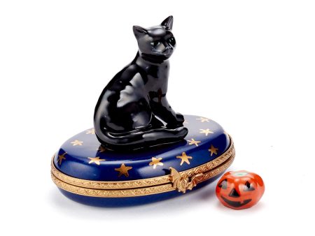 Black Cat Limoges on Sale