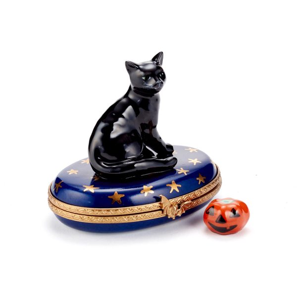 Black Cat Limoges on Sale