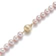 7mm Pink Pearl Necklace Sale