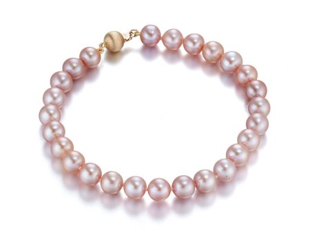 7mm Pink Pearl Bracelet Fashion